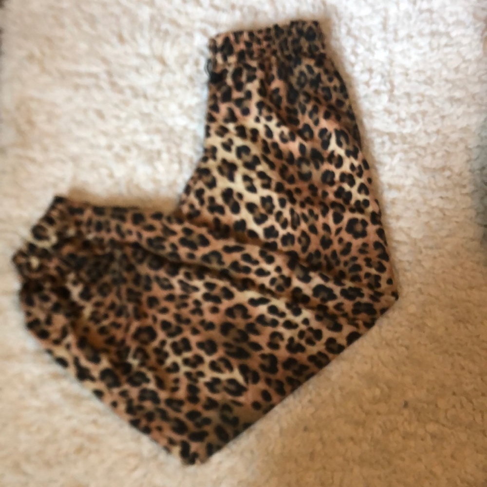 Cheetah joggers